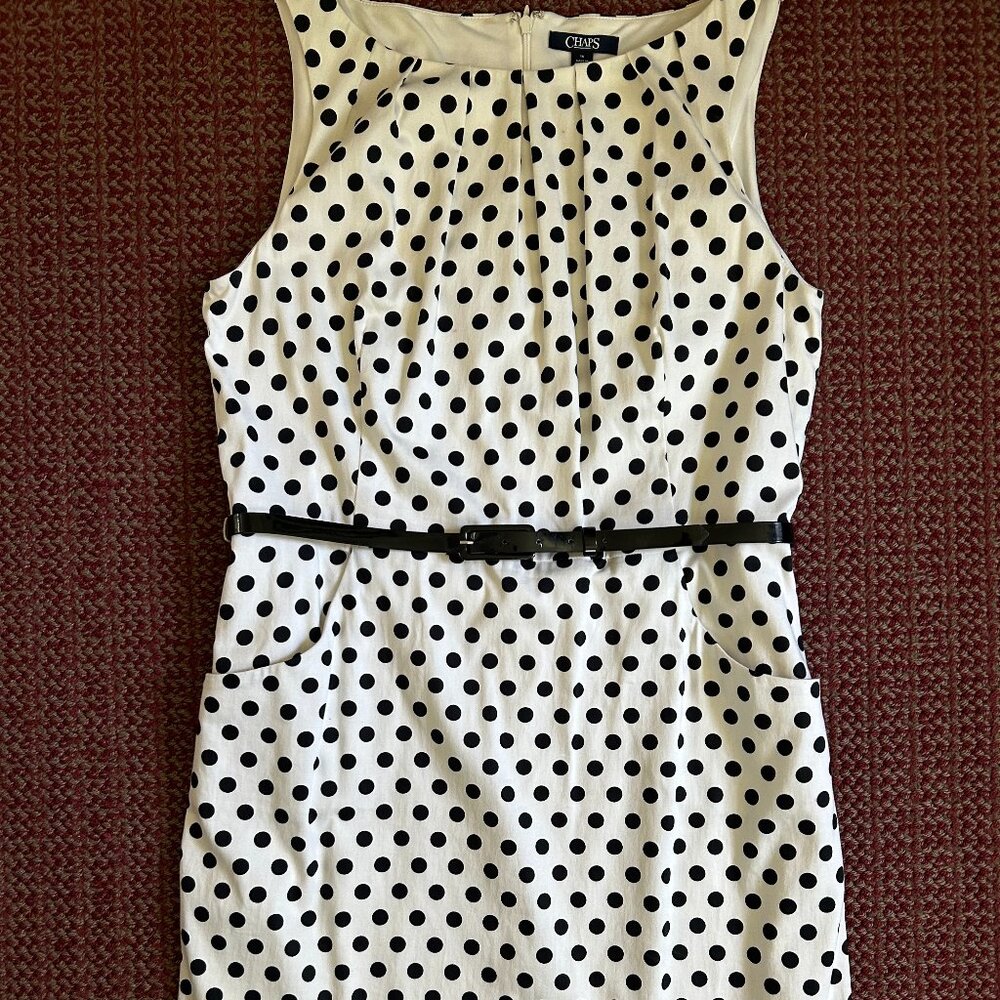 Black and White Polka Dot Dress